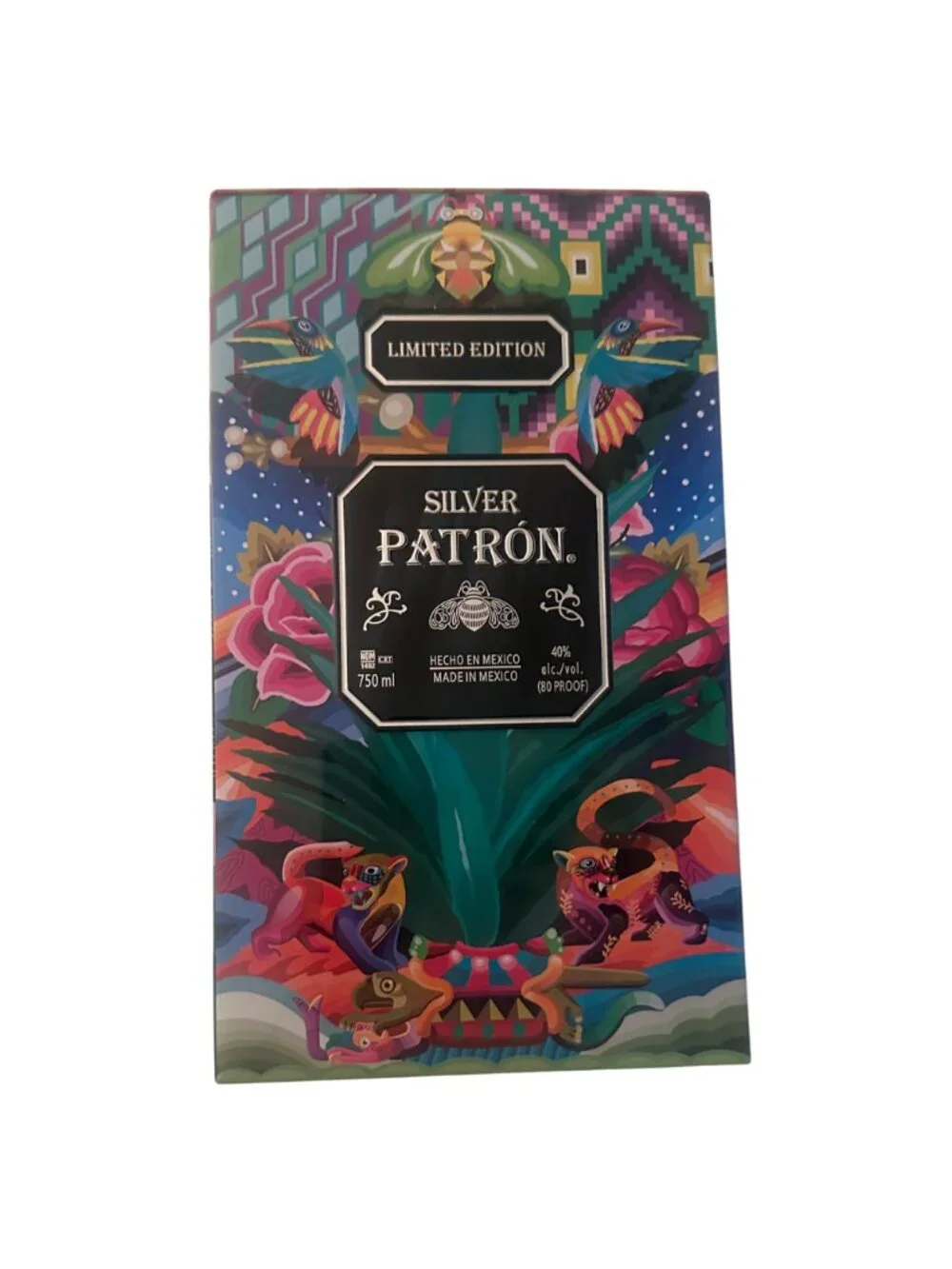 Patron Silver Tequila 2021 Mexican Heritage Tin Limited Edition Container Only